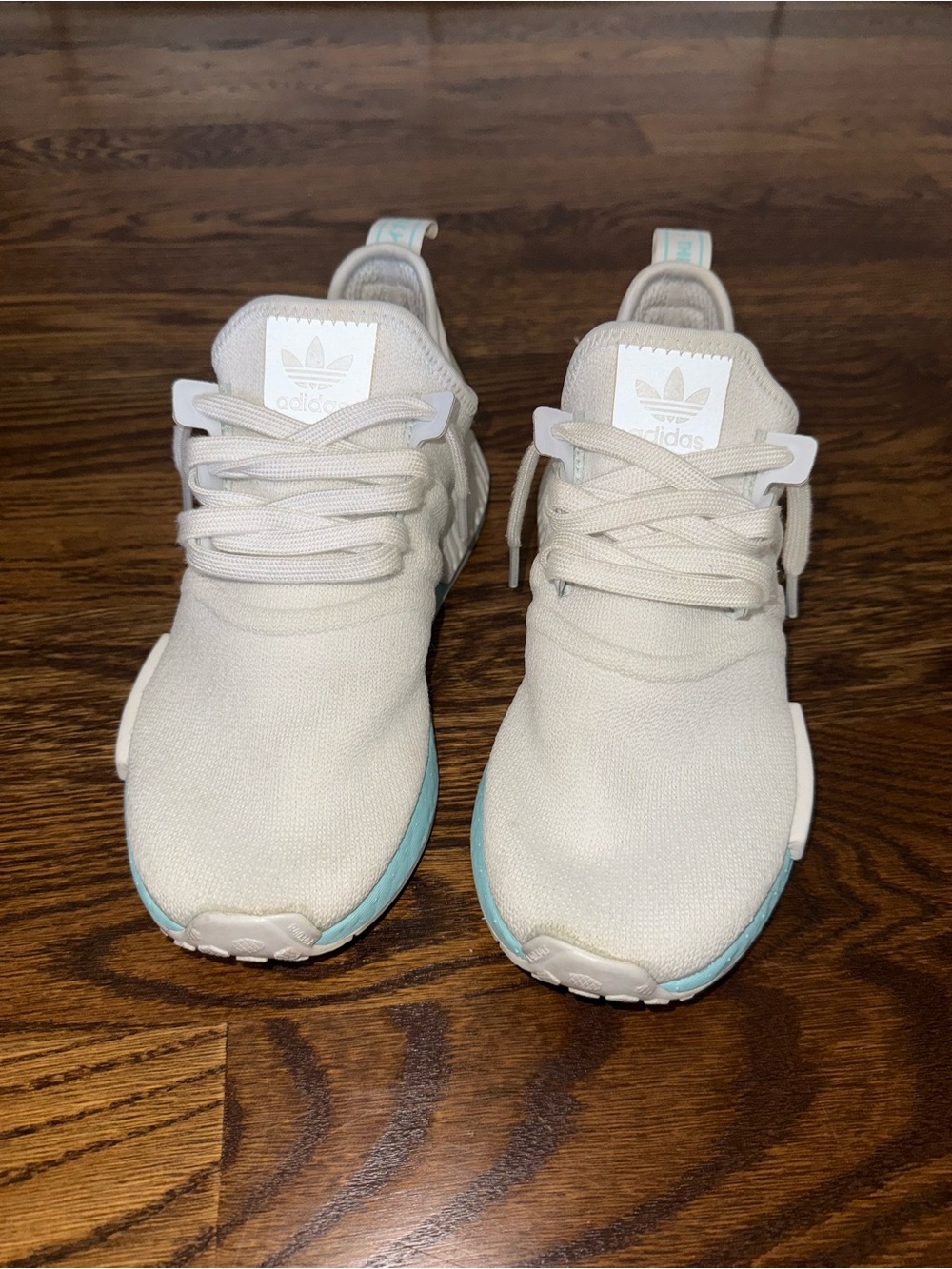 Women’s Adidas NMD_R1 'White Clear Aqua'